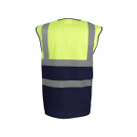 Warnschutzweste Hi-VIZ Two-Tone 2+2 gelb/navy