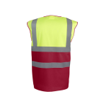 Warnschutzweste Hi-VIZ Two-Tone 2+2 gelb/rot