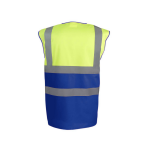 Warnschutzweste Hi-VIZ Two-Tone 2+2 gelb/blau