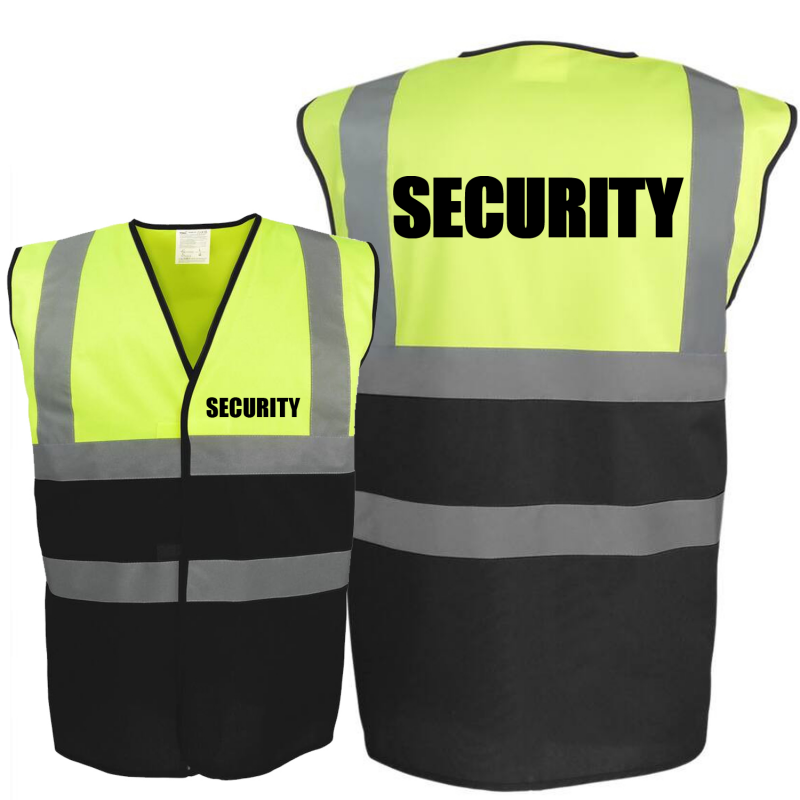 Executive Cool Mesh Safety Vest Warnweste Security Ordner bedruckt