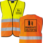 Brandschutzhelfer*in Piktogramm Warnweste Standard in 10...