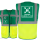 Sammelplatzleiter Sammeplatzleitung Weste Hamburg grün/gelb / grün  / Neongrün mit vielen Taschen S-5XL