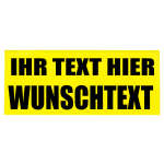 Reflex Brustschild Namensschild zitronengelb  matt 15x5...