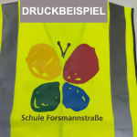 Signalweste / Funktionsweste / Warnweste Standard  inkl. Premium CMYK + weiß druck