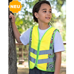 Kinder Motiv Weste Warnschutzweste Sport CO² Neutral...