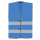 Warnweste Signalweste Standard Passau Safety Vest 3 Größen Sonderfarben Blau-M/L (ca. 122 cm Umfang)