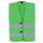 Warnweste Signalweste Standard Passau Safety Vest 3 Größen Sonderfarben Grün-XL/XXL (ca. 132 cm Umfang)