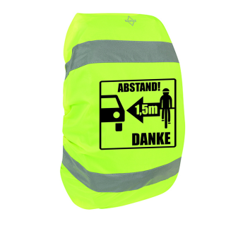 Abstand halten 1,5 meter Rucksack Überzug  standard Sicherheit Standard