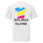 T-Shirt Herren weiß, Fruit of the Loom Basic mit...