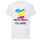 T-Shirt Herren weiß, Fruit of the Loom Basic mit ZWEI Druckpositionen CMYK (Vorne & Hinten)