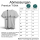 T-Shirt Herren weiß, Premium B&C Inspire #190 Rundhals mit ZWEI Druckpositionen CMYK (Vorne & Hinten)
