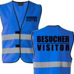 Besucher / Visitor Kombi Sonderfarben + Neon Weste Warnweste