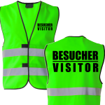 Besucher / Visitor Kombi Sonderfarben + Neon Weste Warnweste