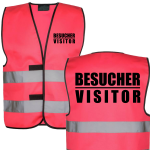Besucher / Visitor Kombi Sonderfarben + Neon Weste Warnweste