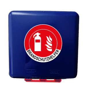 Aufbewahrungsbox Midi blau "Serie Berlin" für bis zu 5 Warnwesten 115350 Brandschutzhelfer