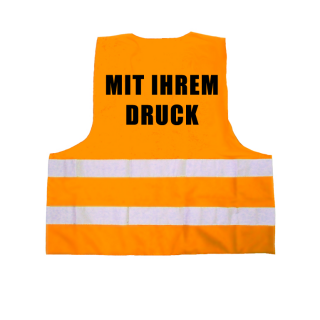 Hörgeschädigte Kinder Weste Gedruckt Individuell Reflektierende Sicherheit  Gelb Orange HiVis Sport Gruppe Schule Baby Kleinkind Sz 0-6 Monate bis 9-11  Jahre - .de