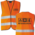Brandschutz-Warnweste mit Piktogramm – M bis 7XL