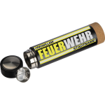 Thermosflasche „FEUERWEHR – Einsatzbereit To Go“ FW2200  schwarz Korkboden mit Wunschdruck