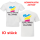 10x T-Shirt Herren weiß, Premium B&C Inspire #190 Rundhals mit EINER Druckposition CMYK