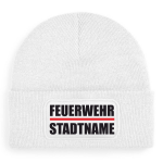 Feuerwehr Beanie mit Ortsname – Warme Wintermütze für echte Kameraden