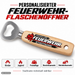 Personaliserter Kapselheber - Flaschenöffner Feuerwehr
