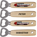Personaliserter Kapselheber - Flaschenöffner Feuerwehr