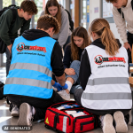 Schulsanitätsdienst Sicherheitsweste in 6 größen - 9 Farben