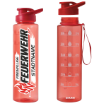 1000 ml Personalisierte Feuerwehr Trinkflache Design 2660