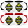 Personalisierte Feuerwehr Tasse TTH mit Stadt und Namen