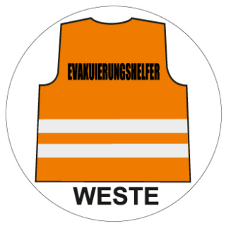 Evakuierungshelfer-orange