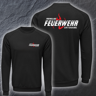 Sweater schwarz / Druck Freiwillige Feuerwehr