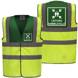 Standard-Weste grün/gelb df: weiß
