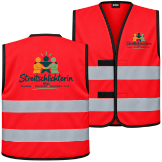 Streitschlichterin / weste rot