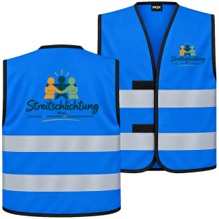 Streitschlichtung / weste blau